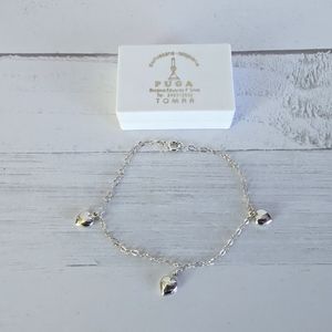 NWT PUGA Sterling Silver women's bracelet